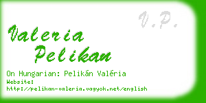 valeria pelikan business card